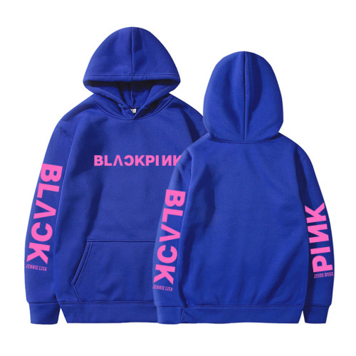 Blackpink Trendy Print Casual Hoodie Long Sleeves Unisex Hoodie