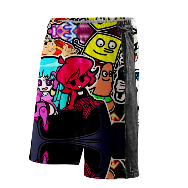 2021 Friday Night Funkin Print Trendy Men's Fitness Shorts