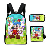 Friday Night Funkin Popular 3 Pieces Set School Backpack Lunch Bag and Pencil Bag