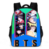 BTS Fashion Students Backpack Big Capacity Rucksack Travel Bag