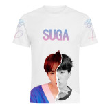 BTS Summer Short Sleeves T-shirt Unisex Hip Hop Adults Youth Unisex T-shirt