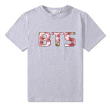 BTS Popular Print Summer Short Sleeves Round Neck Casual Unisex T-shirt