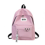 BTS Students Backpack Fashion Casual Travel Bag Day Bag