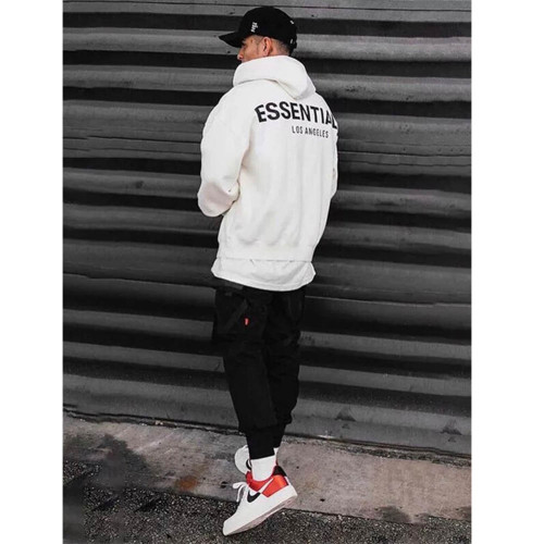 ESSENTIALS Fashion Hoodie Casual Hip Hop Unisex Hooded Sweatshirt Streetstyle Hoodie