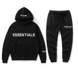 ESSENTIALS Street Style 2 PCS Sweatsuit Long Sleeve Hoodie and Jogger Pants Set
