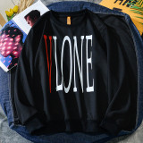 Vlone Fashion Loose Casual Round Neck Long Sleeves Unisex Sweatshirt