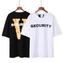 Vlone V Print Loose Tee Short Sleeve Unisex  Casual Streetwear T-shirt