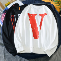 Vlone Fashion Loose Casual Round Neck Long Sleeves Unisex Sweatshirt