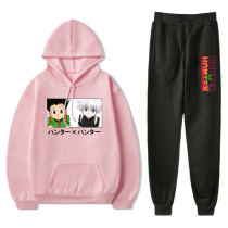 Hunter X Hunter Sweatsuits 2PCS Set Hoodie and Sweatpants Fashion Long Sleeves Sweatsuit