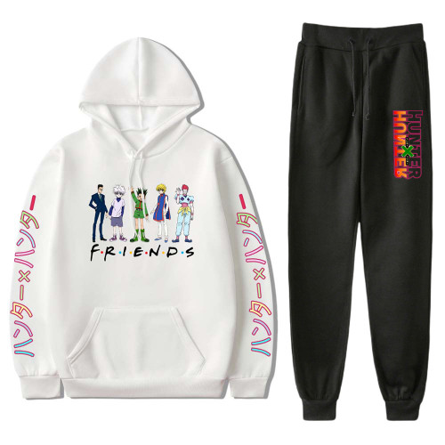 Hunter X Hunter Fashion Sweatsuit Youth Adults Loose Casual Hoodie and Sweatpants Set