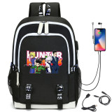 Hunter X Hunter Fashion Travel Backpack Students School Backpack With USB Charging Port