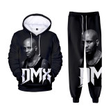 DMX Sweatsuits 2PCS Set Hoodie and Sweatpants Fashion Unisex Long Sleeves Sweatsuit