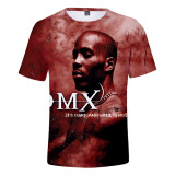 DMX 2021 New T-shirt Men Short Sleeve Casual Fashion Tee Streetwear Tops