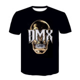 Kids DMX Fashion Print Short Sleeve Casual Fashion Tee Streetwear Tops
