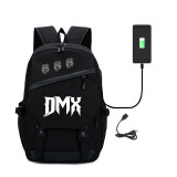 DMX Big Capacity Rucksack Casual Fashion Students School Backpack With USB Charging Port