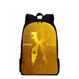 DMX Fashion 3-D Print Backpacks Stundents School Bookbag Popular Casual Backpacks