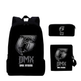 DMX Backpack Set 3pcs Students School Bacpack With Lunch Bag and Pencil Bag Set