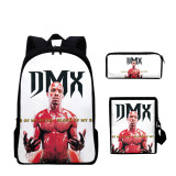 DMX Backpack Set 3pcs Students School Bacpack With Lunch Bag and Pencil Bag Set