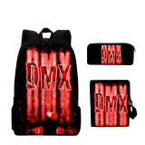 DMX Backpack Set 3pcs Students School Bacpack With Lunch Bag and Pencil Bag Set