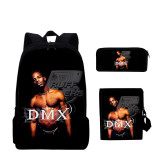 DMX Backpack Set 3pcs Students School Bacpack With Lunch Bag and Pencil Bag Set