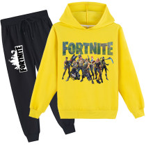 Fortnite Kids Popular Sweatsuits Girls Boys Long Sleeve Hoodie and Sweatpants Set