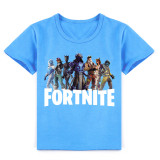 Fortnite Kids Girls Boys Fashion Shorts Sleeve T-shirt Casual Tops