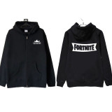 Fortnite Fashion Jacket Zip Up Hooded Long Sleeve Unisex Jacket Coat
