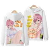 The Quintessential Quintuplets Fashion 3-D Print Hoodie Loose Casual Unisex Hoodie Outfit