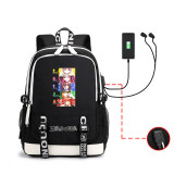 The Quintessential Quintuplets Fashion Students Bookbag Travel Backpack With USB Charging Port