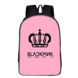 Blackpink Popular Big Capacity Rucksack Students Bookbag School Bookback