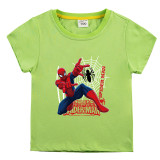 Kids Boys Girls Spider Man  T-shirt Summer Short Sleeve Cotton Tee Tops