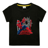 Kids Boys Girls Spider Man  T-shirt Summer Short Sleeve Cotton Tee Tops