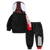 Baby Toddler Spider Man Suit Set Hoodie and Pants Set Casual Outfit