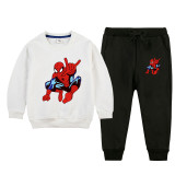 Kids Boys Girls Toddler Spider Man Sweatsuit Set Pullover Sweatshirt and Pants 2pcs Set