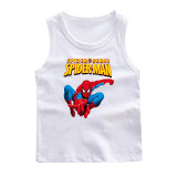 Kids Boys Toddler Spider Man Summer Sleeveless Vest Cotton Tops
