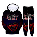 Poppy Playtime Kids Adults 2pcs Sweatsuit Set Long Sleeve Hoodie and Sweatpants Set