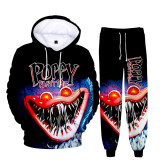 Poppy Playtime Kids Adults 2pcs Sweatsuit Set Long Sleeve Hoodie and Sweatpants Set