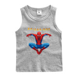 Kids Boys Toddler Spider Man Sleeveless Vest Summer Top