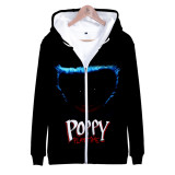 Poppy Playtime Kids Adults Hoodie Zipper Hooded Coat Long Sleeve Sweatshirt Streetwear