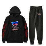 Poppy Playtime Teens Adults Casual Sweatsuit Long Sleeve Hoodie and Pants Set Street Style Outfit