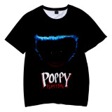Poppy Playtime Tee Short Sleeve Summer Casual Pullover T-shirt Tops