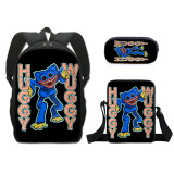 Poppy Playtime Kids Teen School Backpack 3pcs Set Students Backpack Lunch Box Bag and Pencil Bag Set
