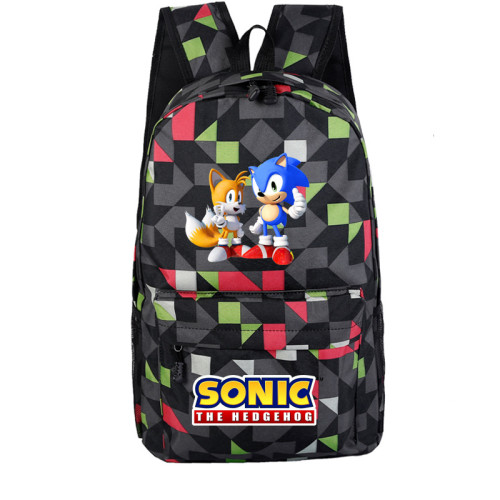 Sonic The Hegehog Fashion Students Backpack Casual School Backpack Bookbag
