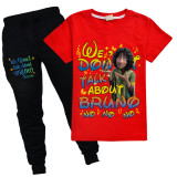 Encanto Kids Girls Boys Unisex 2 Piece Set Short Sleeves T-shirt And Pants Set