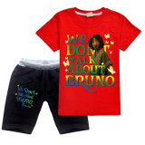 Encanto Kids Girls Boys Unisex Short Sleeves T-shirt And Shorts Set