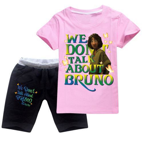 Encanto Kids Girls Boys Unisex Short Sleeves T-shirt And Shorts Set