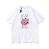 Sesame Street Round Neck Loose Summer Short Sleeves T-shirt Unisex Casual Tee