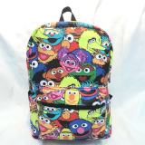 Sesame Street Trendy Cute Print Backpack Stundents School Backpack Unisex Book Bag
