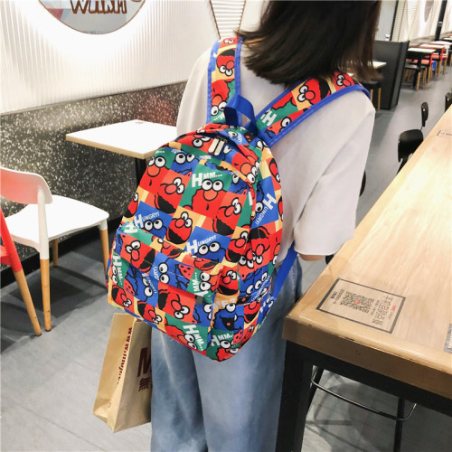 Sesame Street Fashion Girls Boys Casual School Bookbag Students Backpack