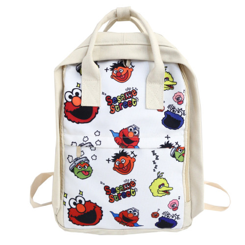 Sesame Street Fashion Girls Boys Casual School Bookbag Students Backpack Travel Backpack